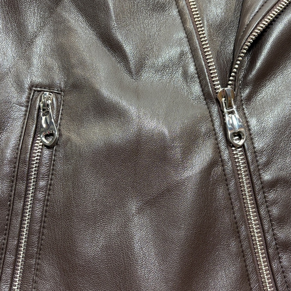 Flora bea faux leather jacket size M - Picture 3 of 8